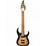 Used Jackson  Pro Plus Series Signature Misha Mansoor Juggernaut HT7P Black Burst Burl Solid Body Electric Guitar Black Burst Burl