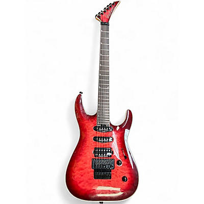 Used Jackson Pro Plus Series Soloist SLA3Q Fuschia Burst Solid Body Electric Guitar