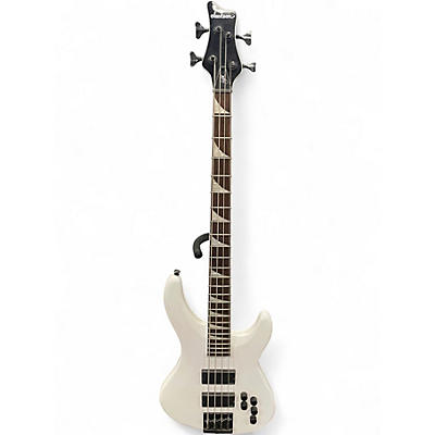 Used Jackson Pro Series Chris Beattie Concert Snow White Electric Bass Guitar