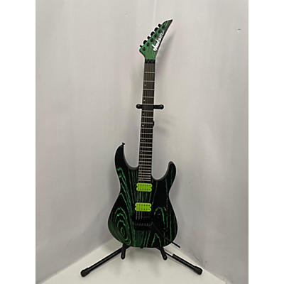 Jackson Used Jackson Pro Series DK3 Dinky Green Glow Solid Body Electric Guitar