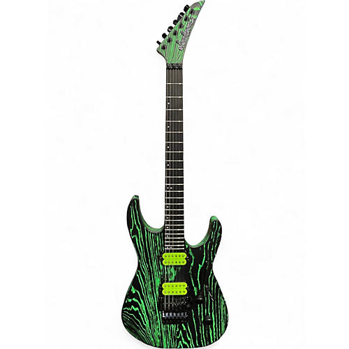 Used Jackson Pro Series DK3 Green Glow Solid Body Electric Guitar Green Glow