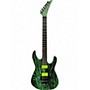 Used Jackson Pro Series DK3 Green Glow Solid Body Electric Guitar Green Glow
