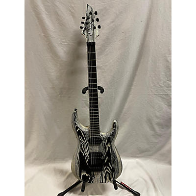 Jackson Used Jackson Pro Series Dinky DK Modern Ash FR6 HH Black And White Solid Body Electric Guitar