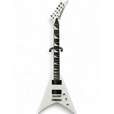 Used Jackson Pro Series King V KVTMG Snow White Solid Body Electric Guitar