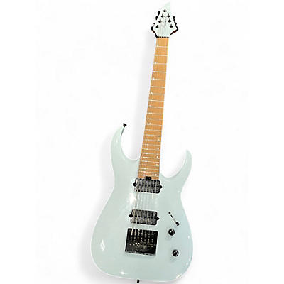 Used Jackson Pro Series Misha Mansoor Signature Juggernaut ET7 Cerulean Blue Solid Body Electric Guitar