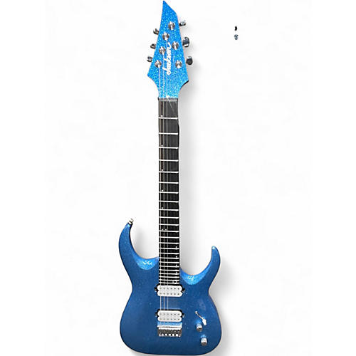 Used Jackson Pro Series Misha Mansoor Signature Juggernaut HT6 BLUE SPARKLE Solid Body Electric Guitar BLUE SPARKLE