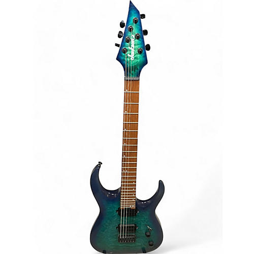 Used Jackson Pro Series Misha Mansoor Signature Juggernaut HT6 Blue Solid Body Electric Guitar Blue