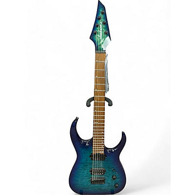 Jackson Used Jackson Pro Series Misha Mansoor Signature Juggernaut HT6 Blue Solid Body Electric Guitar