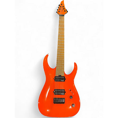 Used Jackson Pro Series Misha Mansoor Signature Juggernaut HT6 Orange Solid Body Electric Guitar Orange