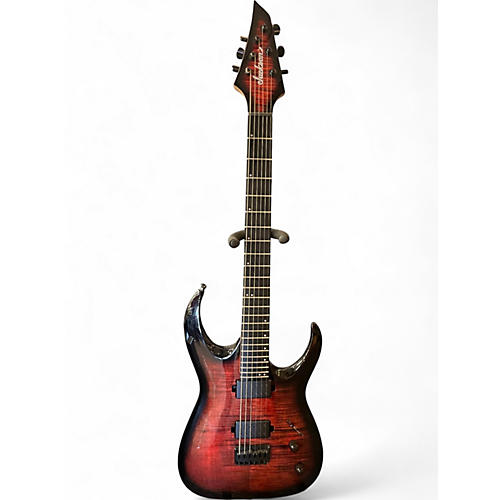 Used Jackson Pro Series Misha Mansoor Signature Juggernaut HT6 RED BURST Solid Body Electric Guitar RED BURST