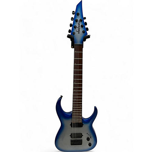 Jackson Used Jackson Pro Series Misha Mansoor Signature Juggernaut HT7 BLUE SKY BURST Solid Body Electric Guitar BLUE SKY BURST