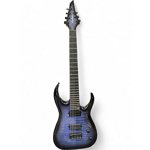 Used Jackson Pro Series Misha Mansoor Signature Juggernaut HT7FM Ocean Blue Burst Solid Body Electric Guitar Ocean Blue Burst