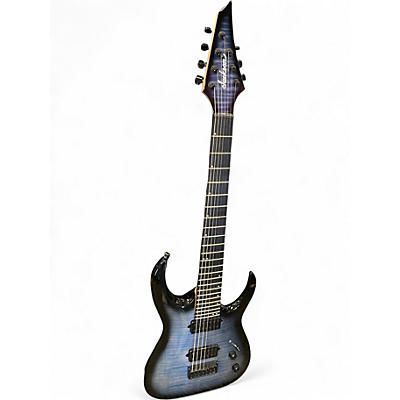 Used Jackson Pro Series Misha Mansoor Signature Juggernaut HT7FM Ocean Blue Burst Solid Body Electric Guitar