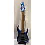 Used Jackson Used Jackson Pro Series Misha Mansoor Signature Juggernaut HT7FM SILVER TO BLUE BURST Solid Body Electric Guitar SILVER TO BLUE BURST