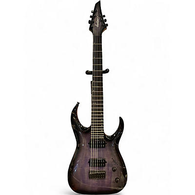 Used Jackson Pro Series Misha Mansoor Signature Juggernaut HT7FM Trans Purple Solid Body Electric Guitar