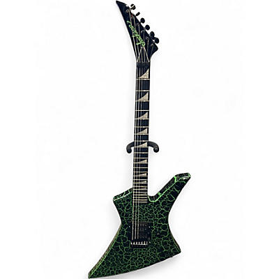 Used Jackson Pro Series Signature Brandon Ellis Kelly GREEN CRACKLE Solid Body Electric Guitar