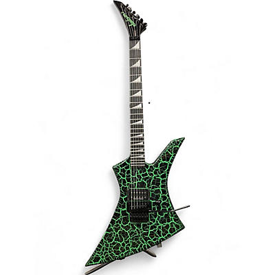 Used Jackson Pro Series Signature Brandon Ellis Kelly Green Crackle Solid Body Electric Guitar