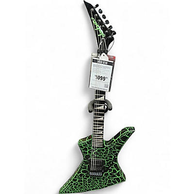 Used Jackson Pro Series Signature Brandon Ellis Kelly  Green Crackle Solid Body Electric Guitar