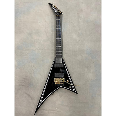 Jackson Used Jackson Pro Series Signature Mark Heylmun Rhoads RR24-7 Black And Gold Solid Body Electric Guitar