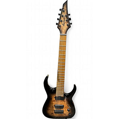 Used Jackson Pro Series Signature Misha Mansoor Juggernaut HT7P Black Burl Burst Solid Body Electric Guitar
