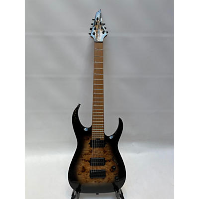 Jackson Used Jackson Pro Series Signature Misha Mansoor Juggernaut HT7P Black Burst Burl Solid Body Electric Guitar