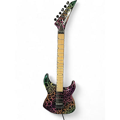 Jackson Used Jackson Pro Series Soloist SL3M Rainbow Crackle Solid Body Electric Guitar