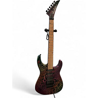 Used Jackson Pro Series Soloist SL3M Rainbow Crackle Solid Body Electric Guitar