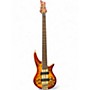 Used Jackson Pro Series Spectra 5 string trans cherry burst Electric Bass Guitar trans cherry burst