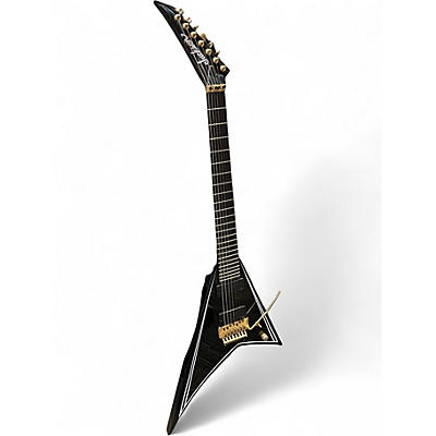 Used Jackson RR24-7 Pro Series Signature Mark Heylmun Rhoads Black Solid Body Electric Guitar