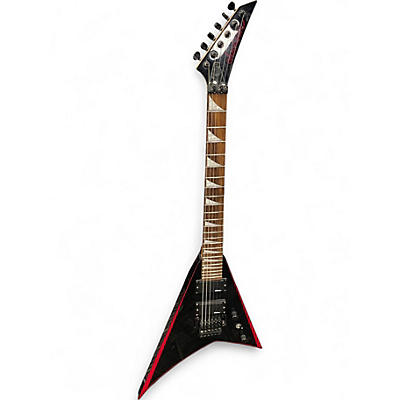 Used Jackson RR24 Randy Rhoads BLACK AND RED Solid Body Electric Guitar