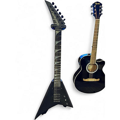 Used Jackson RR24HT Satin Black Solid Body Electric Guitar