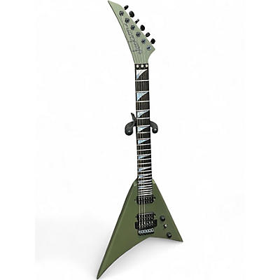 Used Jackson RR24M Randy Rhoads ARMY  GRAB  GREEN Solid Body Electric Guitar
