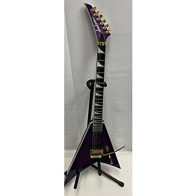 Jackson Used Jackson RR24M Randy Rhoads Trans Purple Solid Body Electric Guitar