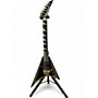Used Jackson RR24MG Black and Gold Solid Body Electric Guitar Black and Gold
