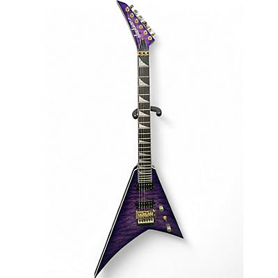 Used Jackson RR24Q RHOADS PURPLE QUILT Solid Body Electric Guitar