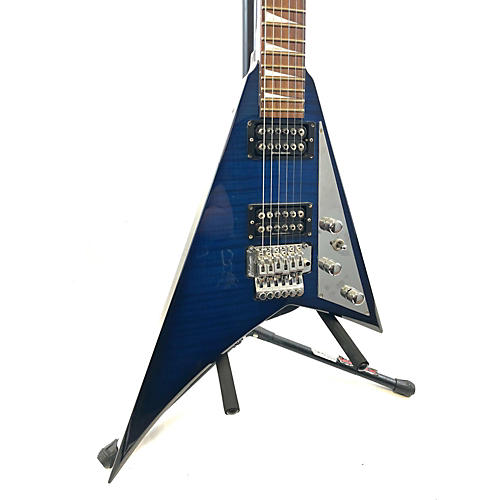 Jackson Used Jackson RR3 Randy Rhoads BLUE FLAME Solid Body Electric Guitar BLUE FLAME