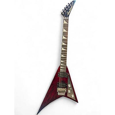 Used Jackson RR3 Randy Rhoads Red / Black Swirl Solid Body Electric Guitar