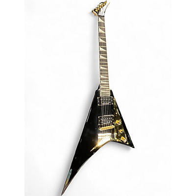 Used Jackson RR5 Randy Rhoads Black and Gold Solid Body Electric Guitar