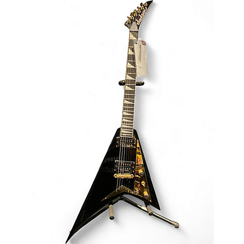 Used Jackson RRT-5 Rhoads Pro Series Black Ebony Solid Body Electric Guitar Black Ebony