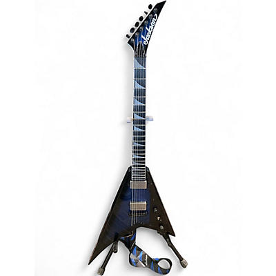 Used Jackson RRTMG Randy Rhoads Pro Metallic Blue Burst Solid Body Electric Guitar