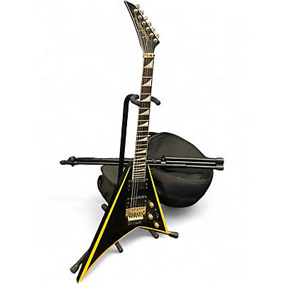 Used Jackson RRX24 Black and Gold Solid Body Electric Guitar