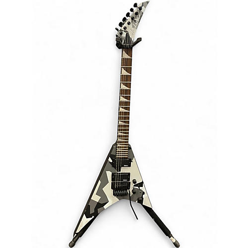 Used Jackson RRX24 Rhoads Black Camo Solid Body Electric Guitar Black Camo