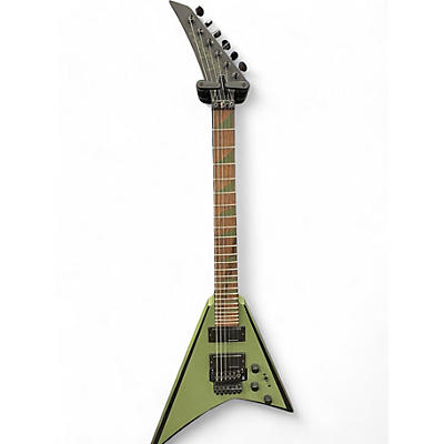Used Jackson RRX24 X Series Rhoads  Matte Army Drab with Black Bevels Solid Body Electric Guitar