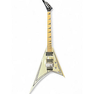 Used Jackson RRX24M WHITE PINSTRIPE Solid Body Electric Guitar