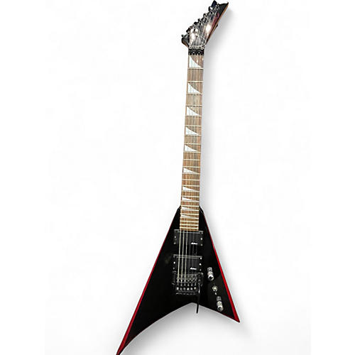 Used Jackson RRXMG Randy Rhoads BLACK WITH RED BEVELS Solid Body Electric Guitar BLACK WITH RED BEVELS