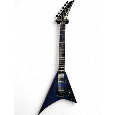 Used Jackson Randy Rhoads Performer MIJ Flame Blue Solid Body Electric Guitar