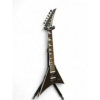 Used Jackson Rhoads JS32 Black and White Solid Body Electric Guitar