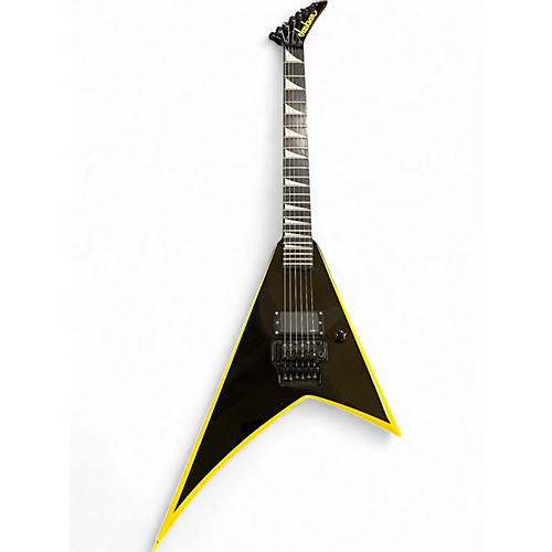 Used Jackson Rhoads RR24 Black and Yellow Solid Body Electric Guitar Black and Yellow