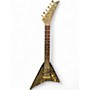 Used Jackson Roads Style Body Black and Gold Marble Wrap Solid Body Electric Guitar Black and Gold Marble Wrap