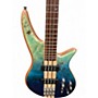 Used Jackson  SBP IV Blue Electric Bass Guitar Blue